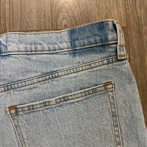 Abercrombie & Fitch Ultra High Rise 90s‎ Straight Mom Denim Shorts 32/14 - Picture 9 of 9